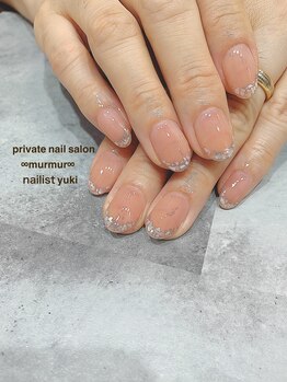 プライベート ネイルサロン マーマ(murmur)/ラメフレンチ