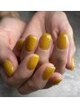 ネイルアンドアイ リリー 住道店(Lily) ひまわり色のワンカラーネイル♪