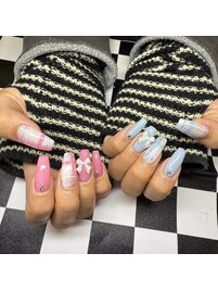 チェックネイル