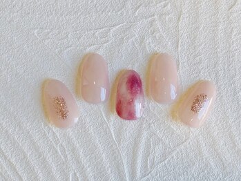ネイルサロン エムズ(Nail Salon M's)/ポイントタイダイネイル