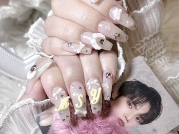 リンドネイル バイ モカ アンド ララ(Lind nail by moca and LaLa)/【mio】キラキラ/オタクネイル