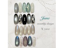 ネイルサロン アミー(Nail Salon Amy)の雰囲気（6月マンスリーデザイン　¥7000）