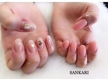 サンカリビューティー(SANKARI beauty)/ニュアンス　オフィスネイル　
