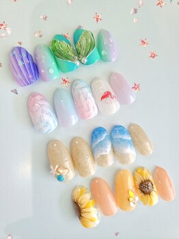 ネイルステーション ブルー(Nail Station BLUE)/7・8月定額￥6600