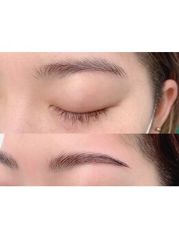 アイブロウメニューがあるサロン