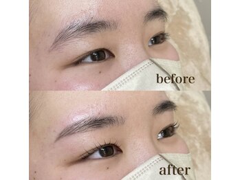ビオール(Be All)の写真/《本通駅から徒歩1分》新生活に向けて垢抜け!似合せまつげパーマ×眉毛ワックスで一気に可愛い目元に♪