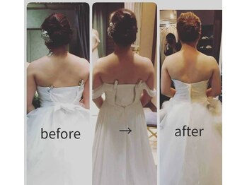 レゾン 京橋店/【Before/after】ブライダル