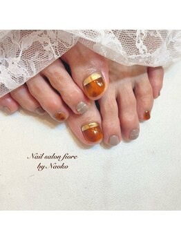 秋感じる♪ブラウンべっ甲