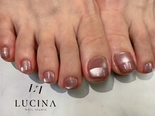 ネイルスタジオ ルキナ(LUCINA)/H-840オンブレマグフットネイル