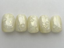 アイネイルズ 池袋店(I-nails)/もやもやイエロー