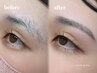 【美眉スタイリング】アイブロウ(間引き・WAX・カット・メイク込) ¥5500