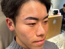 ヘイ 恵比寿店(hey)/メンズ眉毛＊パーマで垢抜け感