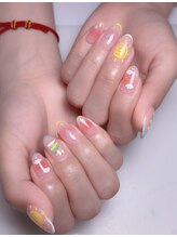 サムズアップネイル(thumbs up nail)/ハンド自由デザイン