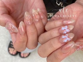 チーク×リボン×ローズ