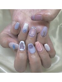 ニュアンスくすみパステル