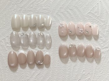 ペルルネイル(perle nail)の写真/シンプル派さんもガーリー派さんも大満足！華やかな指先で毎日を彩ります☆