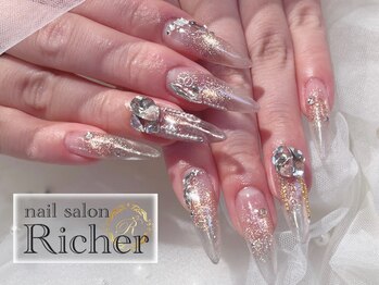 エスフィーネイルサロン リシェル(Esfy nailsalon Richer)の写真/技術・デザイン力共にTOPクラスのネイリスト担当◎他では真似できない価格以上のアートが叶います!