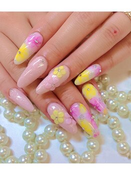 ビューティーアップ 池袋(Beauty Up)/フラワーネイル