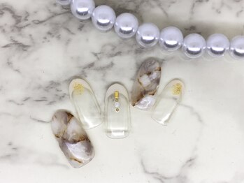 ココカラ(cocokara)/大理石ネイル♪