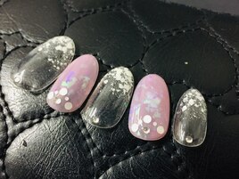 ホログラム&雪ジェル