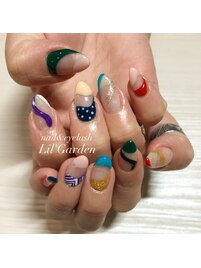個性派アートネイル