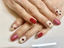 ブリリアント ネイル(Briliant Nail)/大人可愛いバレンタインネイル