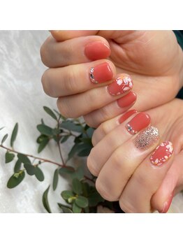 フラワーアートネイル