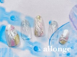 キラキラニュアンスネイル☆