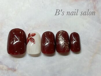 ビーズネイル バイブレス イオンタウン泉大沢店(B's Nail by.BLESS)/【SD51】秋デザイン＊シンプル