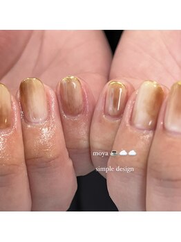 ロカネイルズ(roca nails)/もやnuance (＋mirror design)