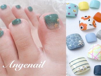 アンジュネイル(Angenail)の写真/素足に自信！華やぐ足元に♪ケアから丁寧な施術と満足の技術！豊富なフットケアメニューも人気★