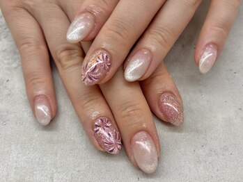 ネイルサロン ドゥ(Nail Salon Doux)/【ラテリア】花火ネイル