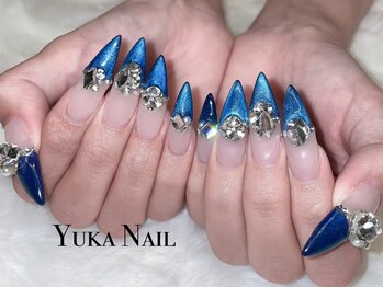 ユカネイル(Yuka Nail)の写真/長さ出しで爪をキレイに見せたい…そんな方に★自爪に自信のない方や美しくキレイなフォルムにしたい方◎