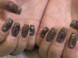 ブラックリボンネイル