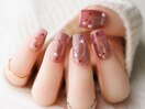バレンタインネイル