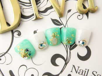 ネイルサロン ディーバ ギンザ(Nail salon Diva GINZA)/爽やかサマーグリーン 9500