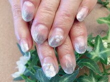 プラハネイル(+HER 美甲)/シルバーグラデーション