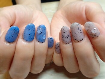 アミュリー ネイル アトリエ(Amury nail atelier)/ちぐはぐ ダルメシアンジェル