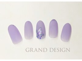 大人キラキラネイル