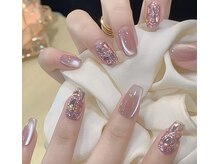 リラネイルサロン/マグネット+両手4本埋め尽くし