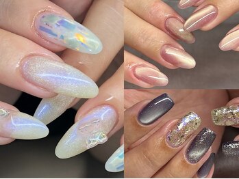 ネイルサロン キリグ(KILIG)の写真/《定額デザインあり☆》どのコースも凝ったデザイン・アートがたくさん♪お値段以上の仕上がりに大満足◎