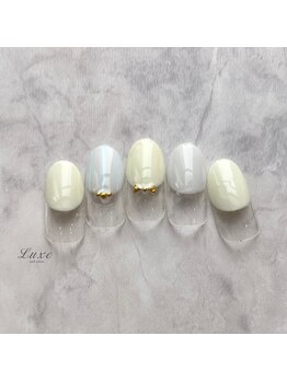 ネイルサロンリュクス (nailsalon Luxe)/ストライプ♪バルーンフレンチ