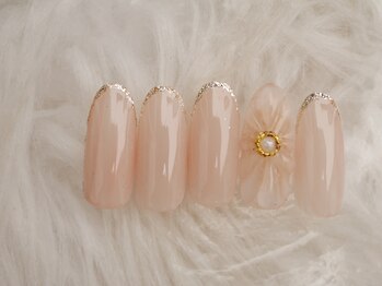リットネイル(Lit nail)/Springぷっくりお花
