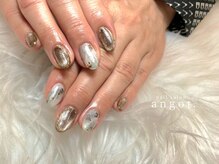 アンガット(angot.)/秋色天然石風ネイル