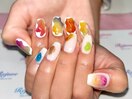 カラフルなフルーツネイル★