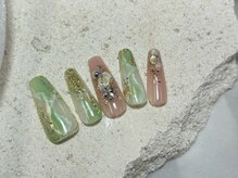 プティ アイビューティ 京橋店(peTiT eyebeauty)/ニュアンスネイル　夏ネイル