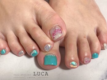 ネイルアトリエルカ(nail atelier LUCA)/W-299 大人マーメイドネイル