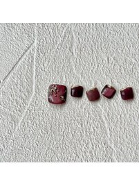 ボルドーマグネットネイル