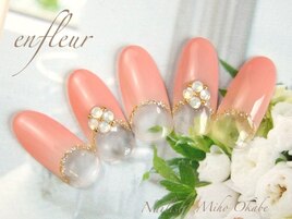 逆フレンチ☆アクセネイル