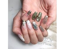 プーキーネイルズ(Pooky nails)の雰囲気（秋のニュアンスネイル☆人気のデザインです。ご新規様6900円）